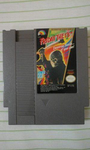 Juego Nintendo Nes - Friday The 13th