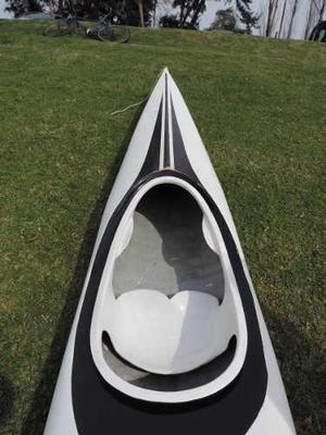 Kayak Fibra De Vidrio. Remo Madera.
