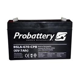 Bateria Probattery 6v 7ah Usos Multiples Plomo Acido