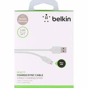 Cable Belkin Micro Usb Mixit Blanco 1.2m 100% Original