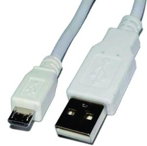 Cable De Datos Micro Usb A Usb 2.0 - Kolke 1,80mts - Gris