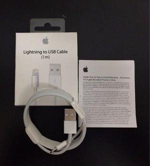 Cable Usb Lightning Original Apple Iphone Se 5 6 6s Plus 1 M