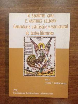 Comentario Estilisto Y Estructural De Textos Literarios (2 T