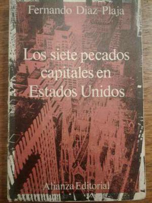 Fernando Diaz Plaja Los Siete Pecados Capitales En Eeuu