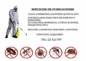 Fumigaciones La Plata: Eliminamos todo tipo de Insectos,