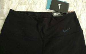 Calza Nike Mujer Pescadora Negra Xs Nueva