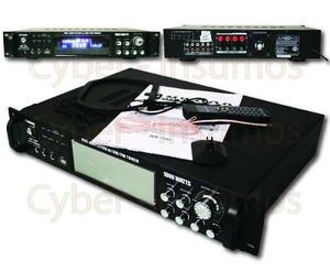 Amplificador 1000w Ecualizador Usb Radio Fm Control Remoto