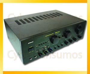 Amplificador 2000w Ecualizador Usb/sd/fm/ 2 Entradas Microf