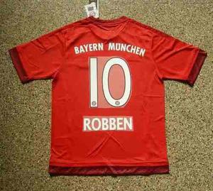Camiseta Bayern Munich 10 Robben 2015/16 Ho