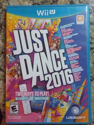 Juego Just Dance 2016 Original Para Wii U. Sin Uso