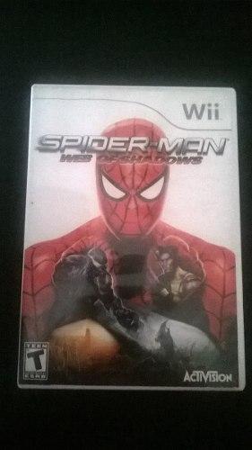 Juego Wii Spiderman Web Of Shadows.