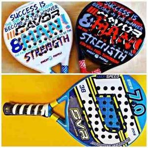 Paleta De Padel Paddle Davor 8.0 Y 7.0, Importadas Carbono.