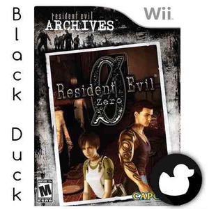 Resident Evil Archives Zero Wii Nuevo Físico Y Sellado