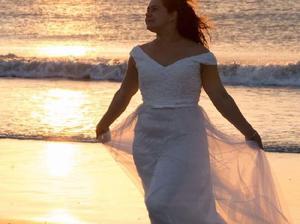 Vestido de novia único!