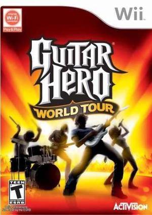 Wii Guitar Hero World Tour Rock Band Guitar Hero
