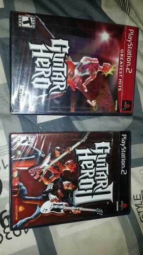 Juegos Ps2 Original Guitar Hero 1 Y 2 Nuevos Sellados!