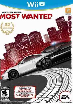 Need For Speed Most Wanted Wii U Mas 20 Juegos Memoria Sd!!