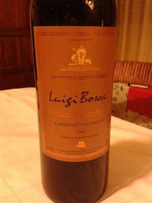 Vino Luigi Bosca Cabernet Sauvignon 1993 Pda. Limitada