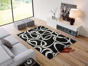 Carpeta Alfombra Gemas Black 150 X 200 Cm Living Fundasoul