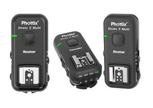 Disparador Radio Phottix Strato Ii P/ Nikon Kit Emisor 2 Rx