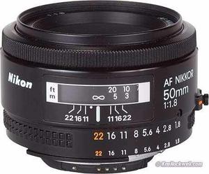 Lente Nikon Af 50 Mm 1.8 Made In Japan Para Cámaras Reflex