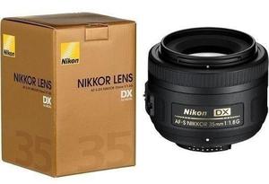 Lente Nikon Af-s 35mm 35 F/1.8g 1.8 G Local A La Calle Gtia!