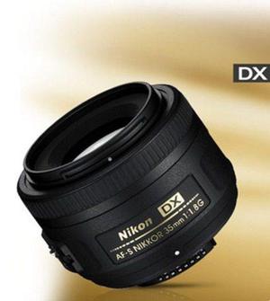 Lente Nikon Nikkor 35mm Af-s F/1.8g Dx Nuevo Garantía