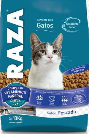 Raza Gato Pescado X 15 Kg