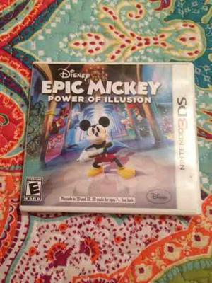 Epic Mickey 3ds Power Of Ilusión. En Caja/zona Flores