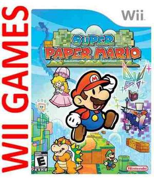 Juego Super Paper Mario - Oiriginal Nintendo Wii Y Wii U -ig