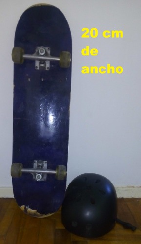 Skate Y Casco Para Adulto