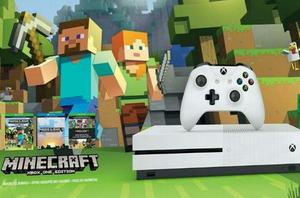 Xbox One S 500g Minecraft Edición! +joystick.