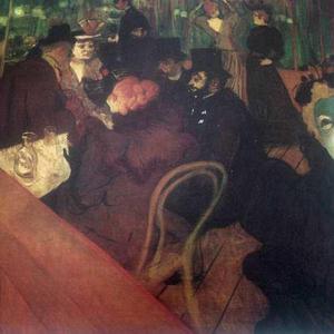 Litografía Toulouse Lautrec At The Moulin Rouge