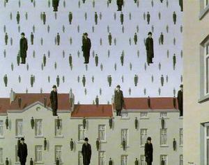 Rene Magritte - Golconde - 70 X 50 Cm