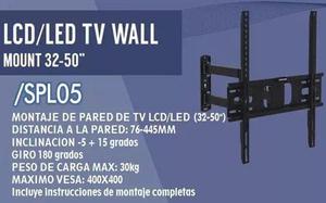 Soporte Para Tv Led Lcd 32 A 50 Pulgadas Artekit Giro 180º