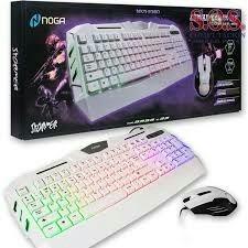 Teclado Y Mouse Gamer Noganet Nkb- Multimedia Retroilumi