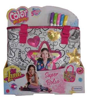 Bolso Mochila Soy Luna Tv Para Pintar 42x23x31 Cm En Smile