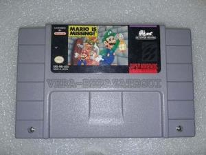 Mario Is Missing! Super Nintendo Snes