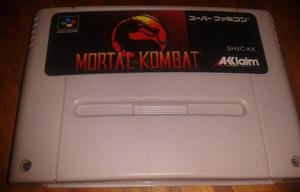 Mortal Kombat 1 Para Super Nintendo / Super Famicom