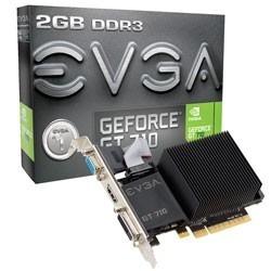 Placa De Video Evga Pcie Gt710 2g Ddr3 Dvi-d Hdmi Vga 64bit