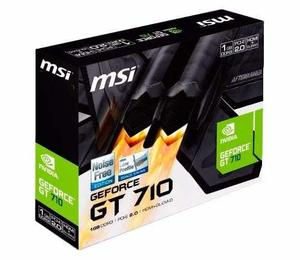 Placa Video Nvidia Msi Geforce Gt710 Gt 710 1gb Hdmi