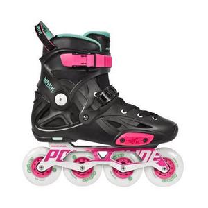 Rollers Powerslide Imperial Fluor Pure Freeskate Bota Rigida