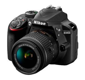 Camara Reflex Nikon D3400 Kit Lente 18-55mm 24mp Full Hd
