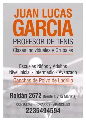 Clases de Tenis todos los niveles