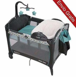 Cuna Practicuna Graco Plegable 2 En 1 Napper Reversible