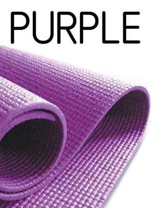 Mat Yoga Pvc 6mm Color Violeta Colchoneta Excelentes!!