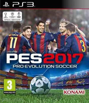 Pes 17 Pro Evolution Soccer Sellado Fisico Ps3 Prevent Latam