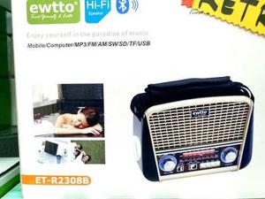 Radio Am Fm Usb Memoria Linterna