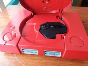 Carcasa Ps1 Playstation Roja Custom