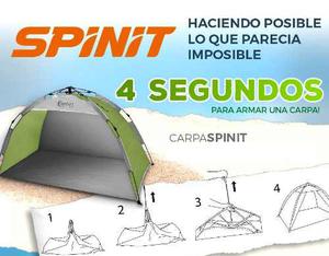 Carpa Playera Automatica Spinit Autoarmable